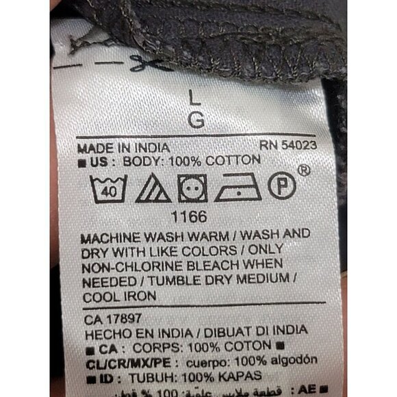 Old Navy Women's Charcoal Gray Sleeveless Button-Front Top With Smocked Back Pan - Picture 8 of 9